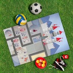 Spielplane Ritter-Burg – wetterfest und abwischbar für drinnen und draußen – Ansicht 2