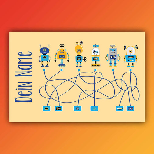 Roboter-Spiel individuell