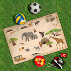 Spielplane Safari – wetterfest und abwischbar für drinnen und draußen – Ansicht 2