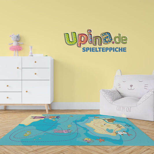 Teppich Pirat / Schatzkarte