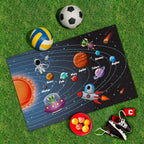 Spielplane Sonnensystem – wetterfest und abwischbar für drinnen und draußen – Ansicht 2
