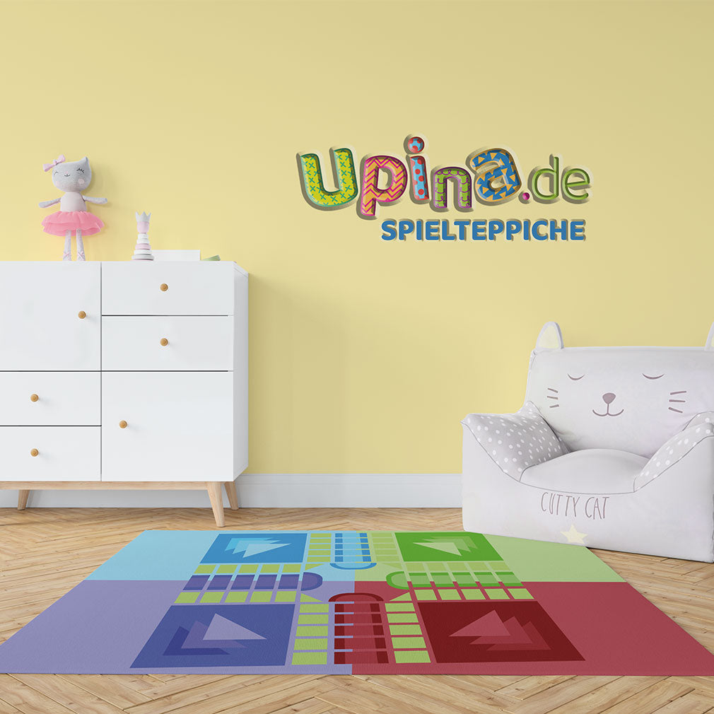 Teppich Spielbrett grün