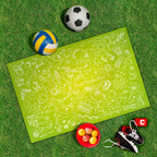 Spielplane Spielzeug grün – wetterfest und abwischbar für drinnen und draußen – Ansicht 2