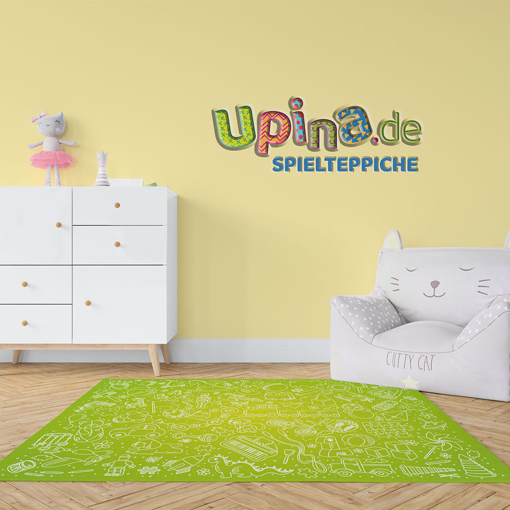 Teppich Spielzeug grün