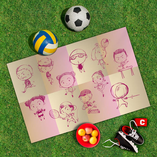 Spielplane Sportarten rosa