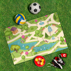 Spielplane Stadtpark – wetterfest und abwischbar für drinnen und draußen – Ansicht 2