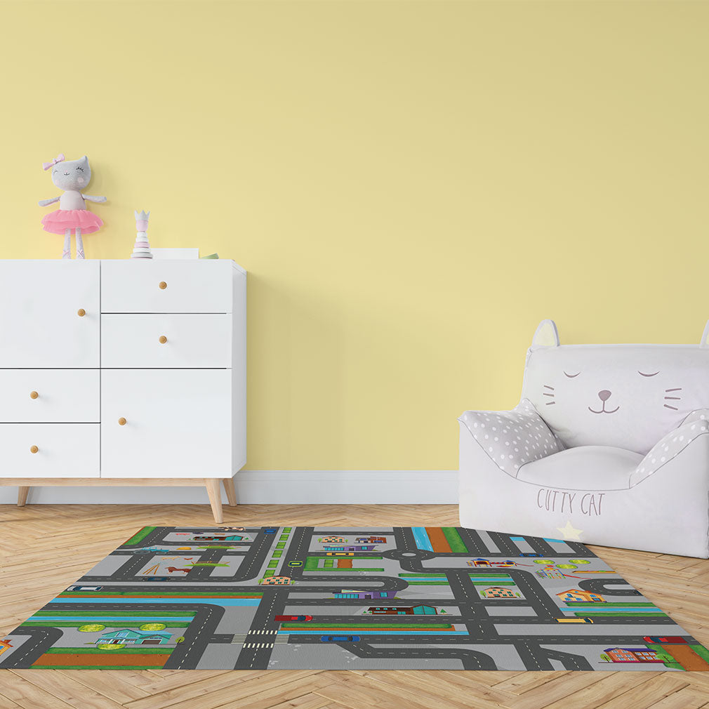 Teppich Straßen Vorort