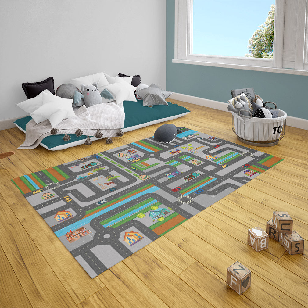 Teppich Straßen Vorort