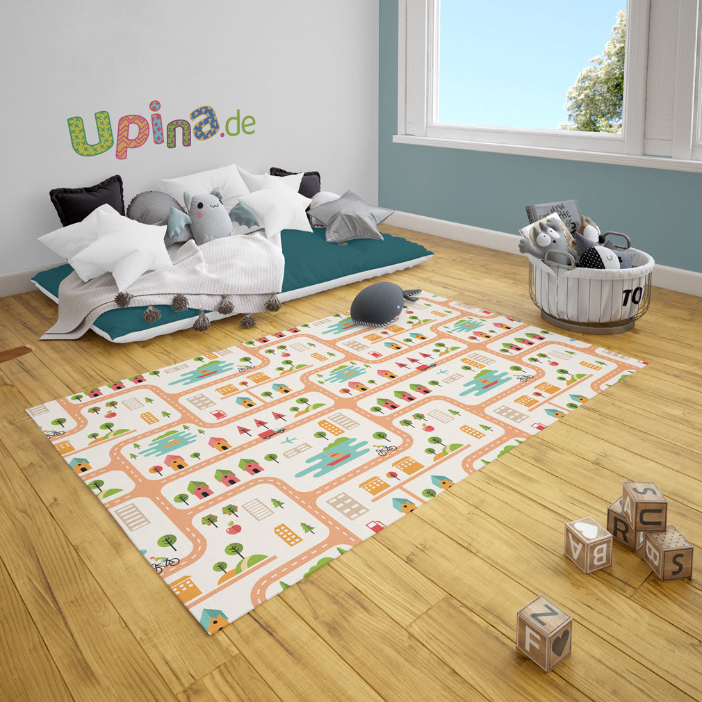 Teppich Straßen bunt