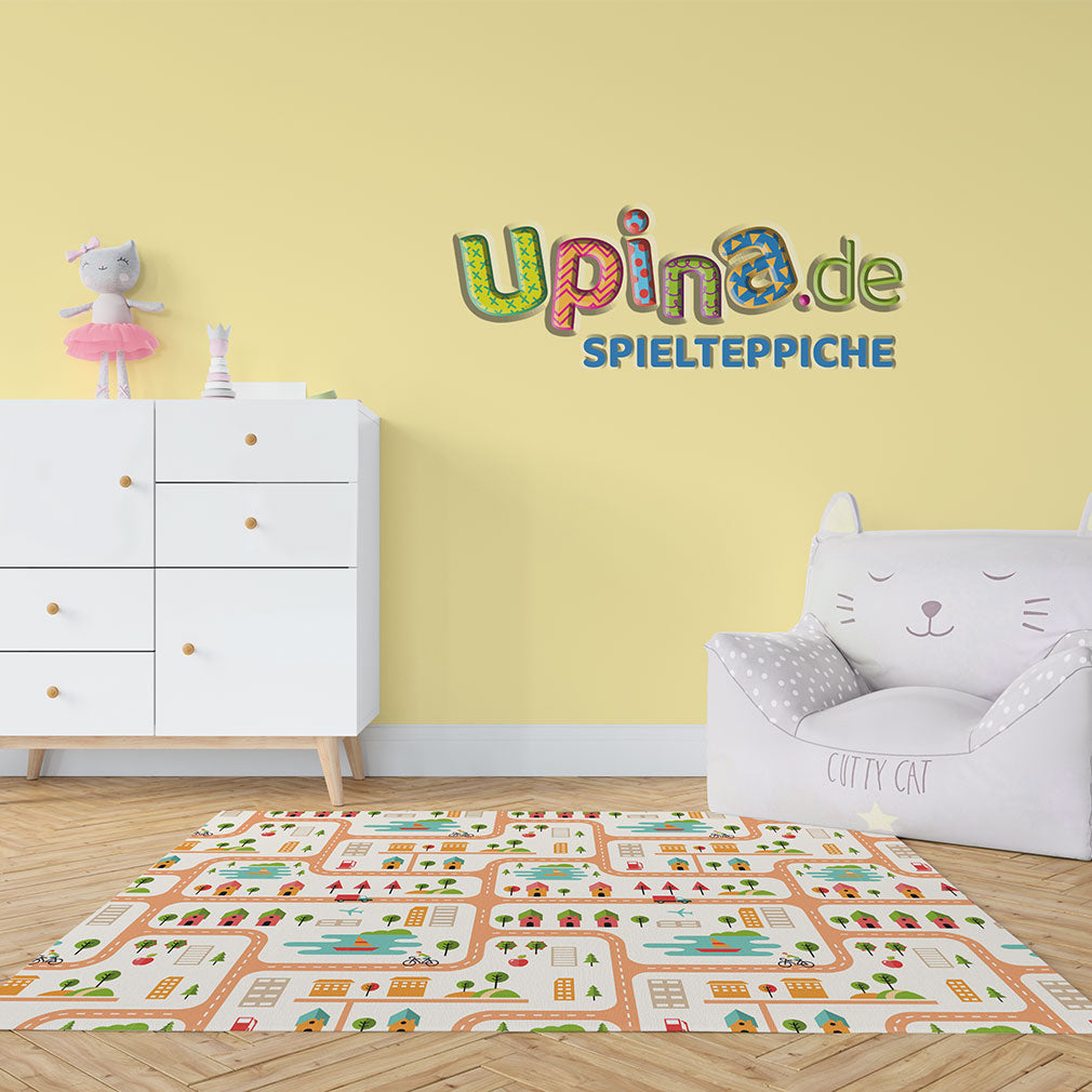 Teppich Straßen bunt