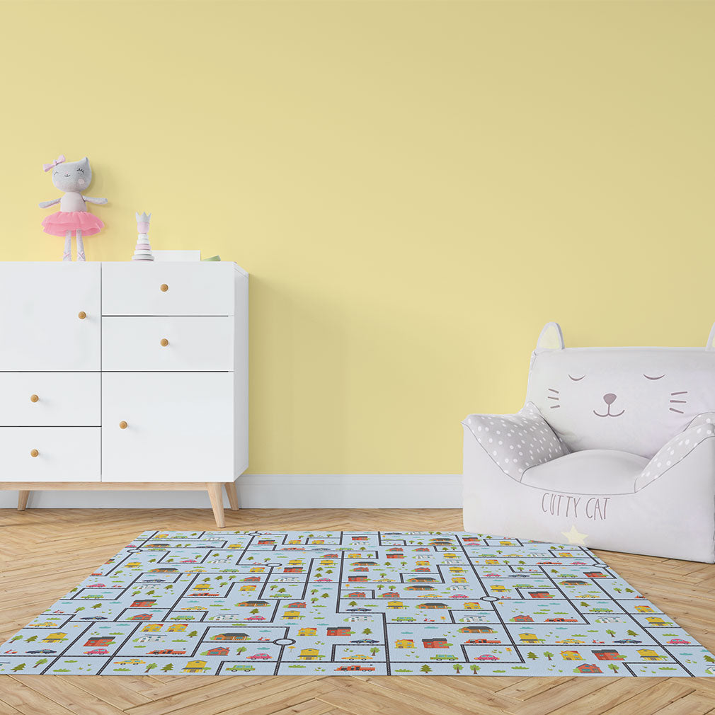 Teppich Straßen fein