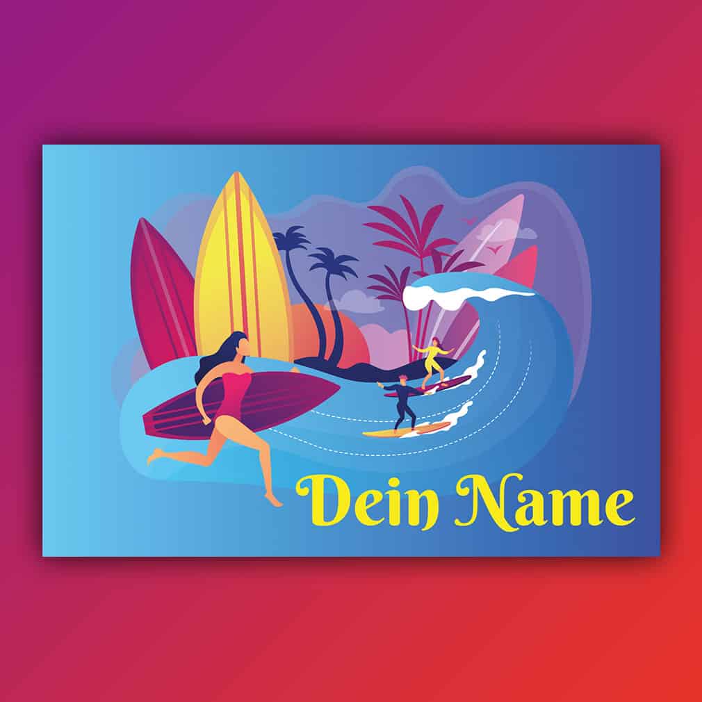 Surfing personalisiert – individuell für Kinder gestaltet
