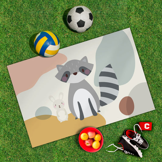 Spielplane Waschbär