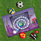 Spielplane Weltall-Spiel Zahlen – wetterfest und abwischbar für drinnen und draußen – Ansicht 2