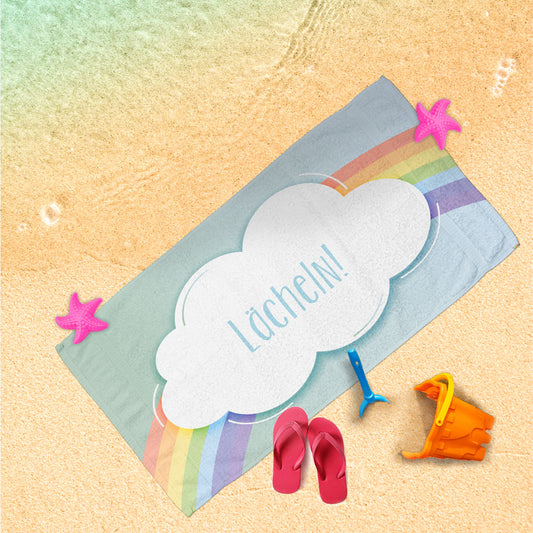 Handtuch Wolke Regenbogen