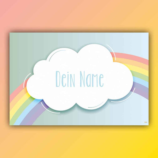 Wolke Regenbogen individuell