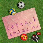 Spielplane Yoga – wetterfest und abwischbar für drinnen und draußen – Ansicht 2