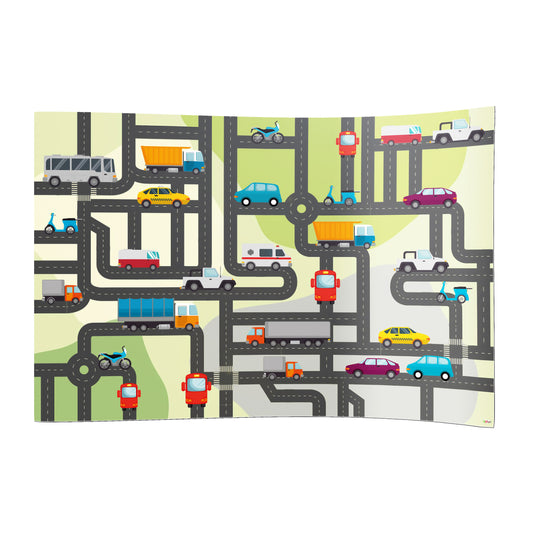 PVC-Spielboden Auto Straßen