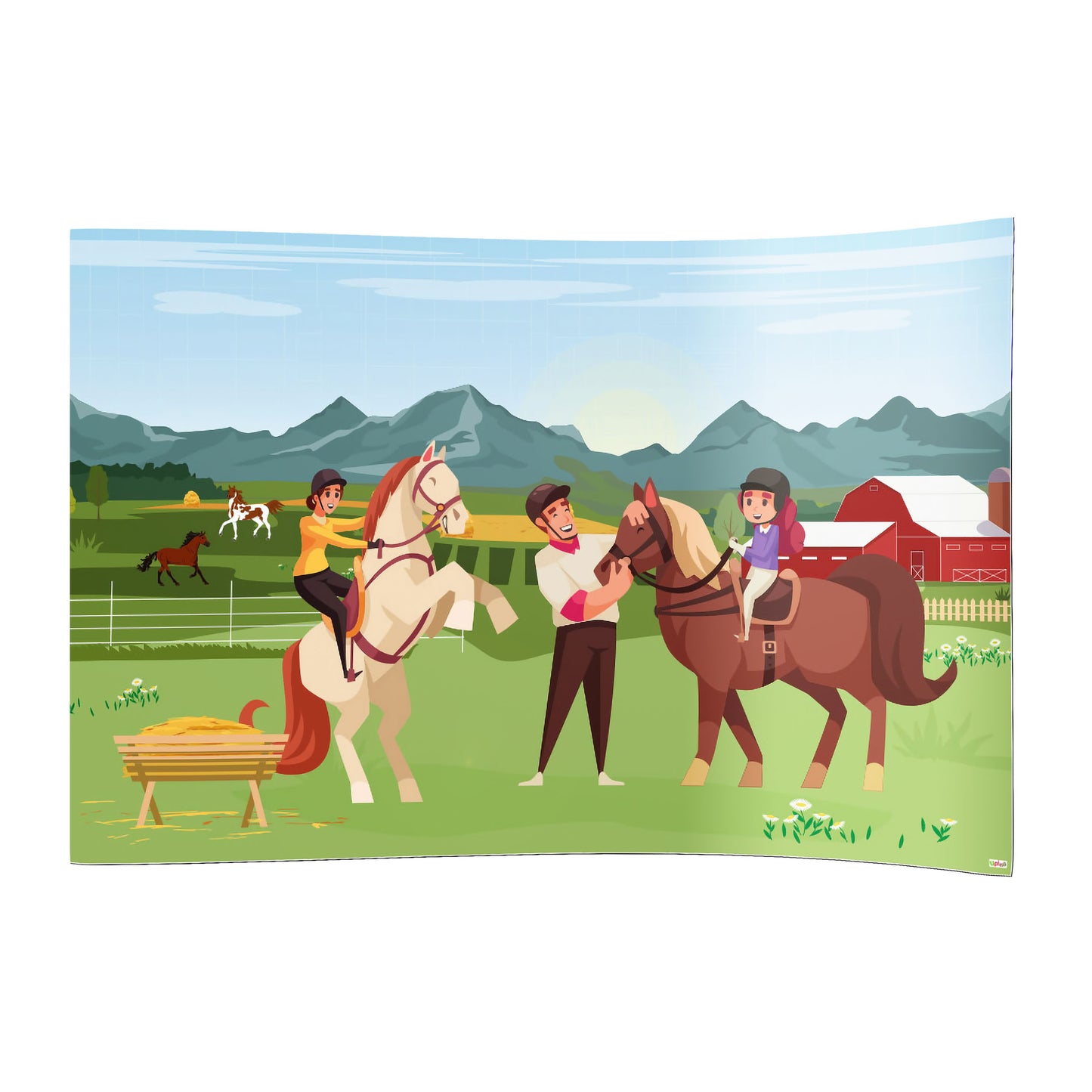 PVC-Spielboden Pferdehof