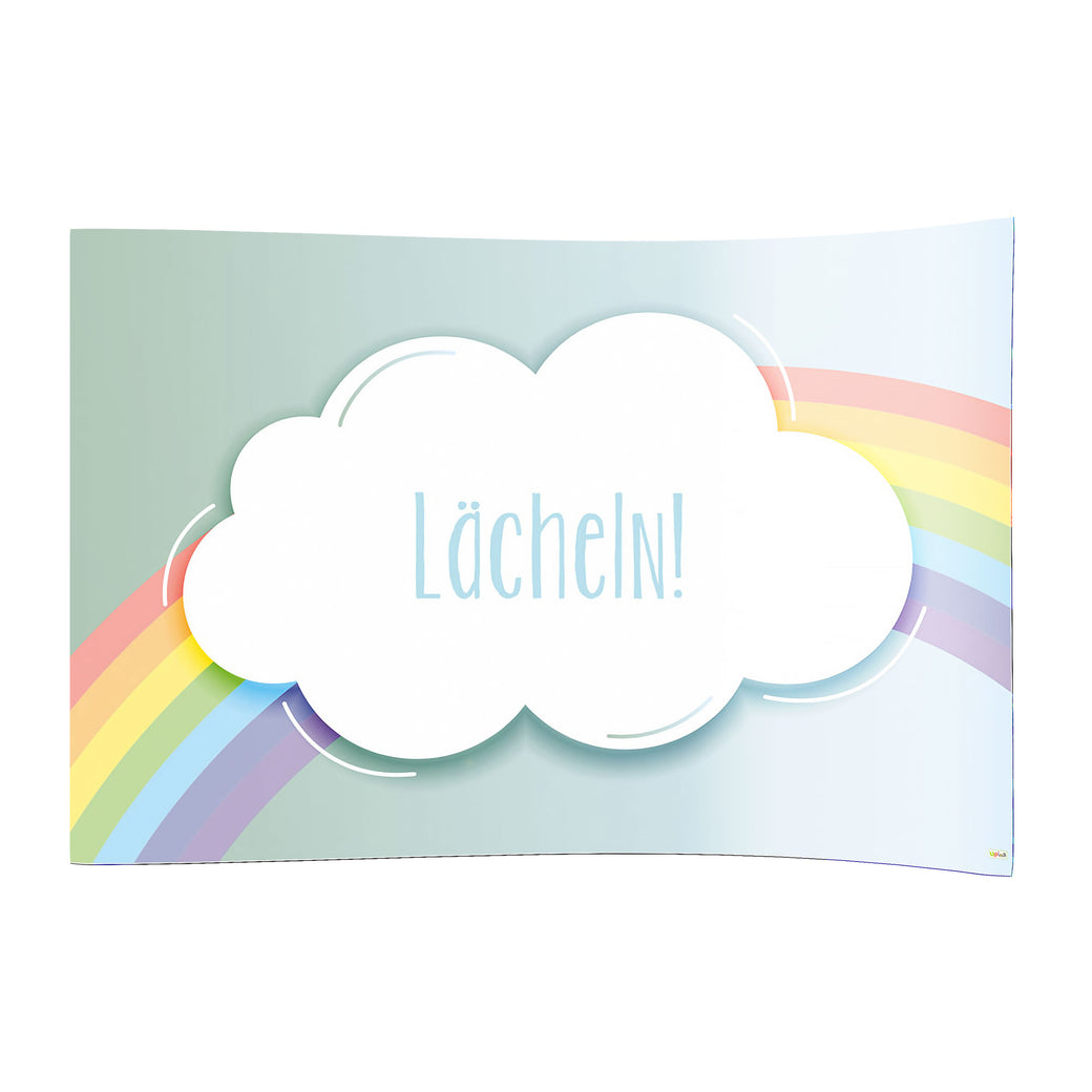 Spielboden Wolke Regenbogen – rutschfest und pflegeleicht für drinnen und draußen