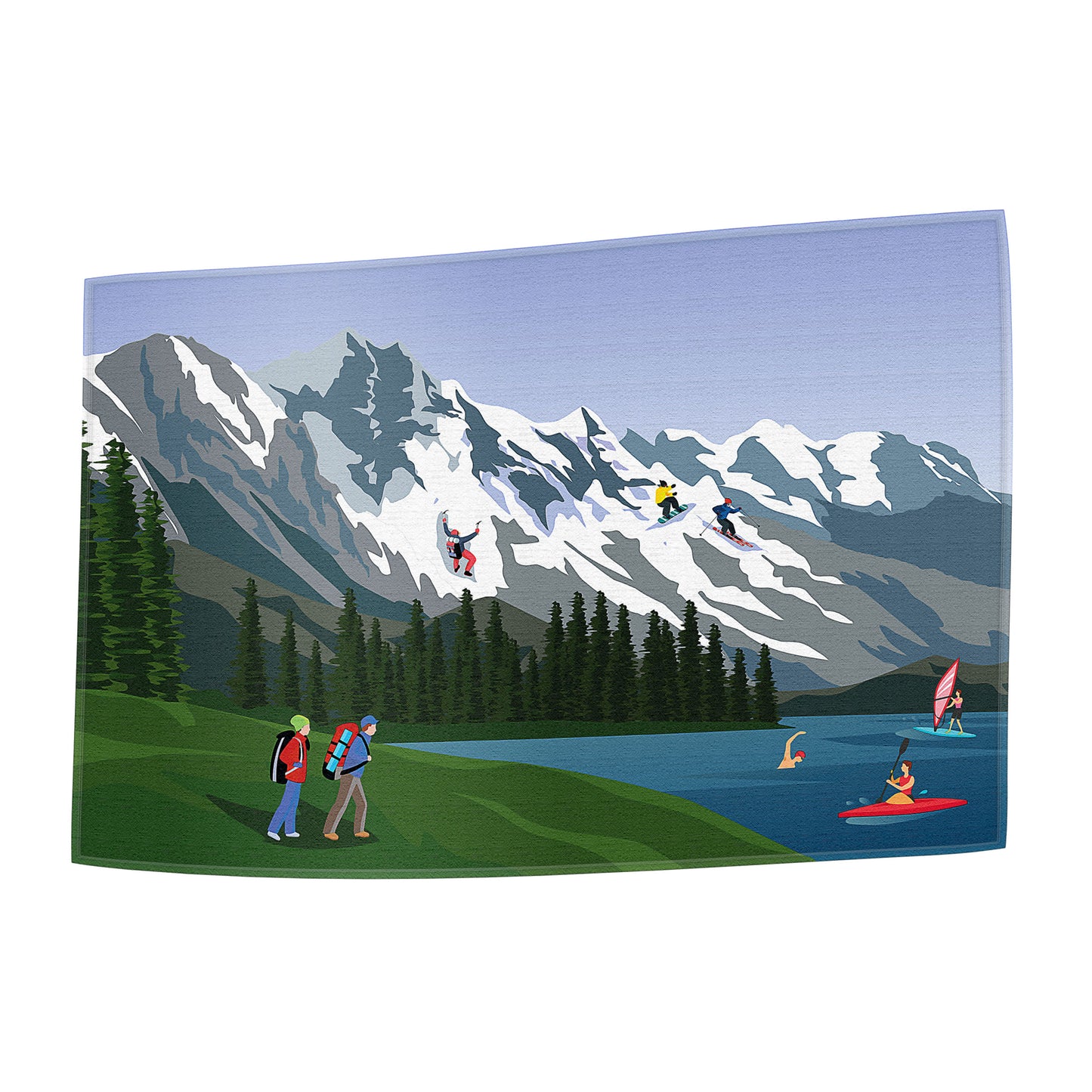 Handtuch Alpen-aktiv