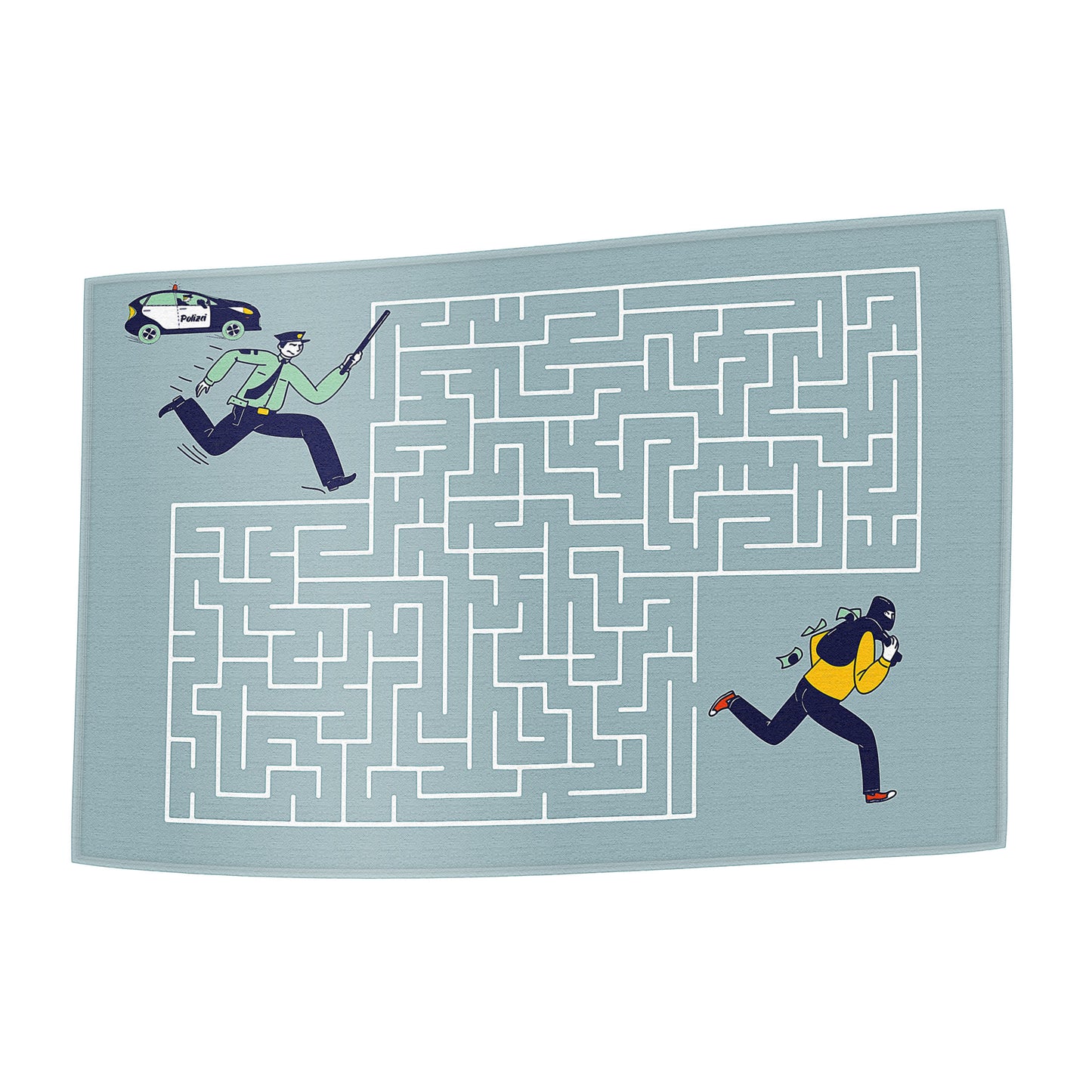 Handtuch Labyrinth Polizist