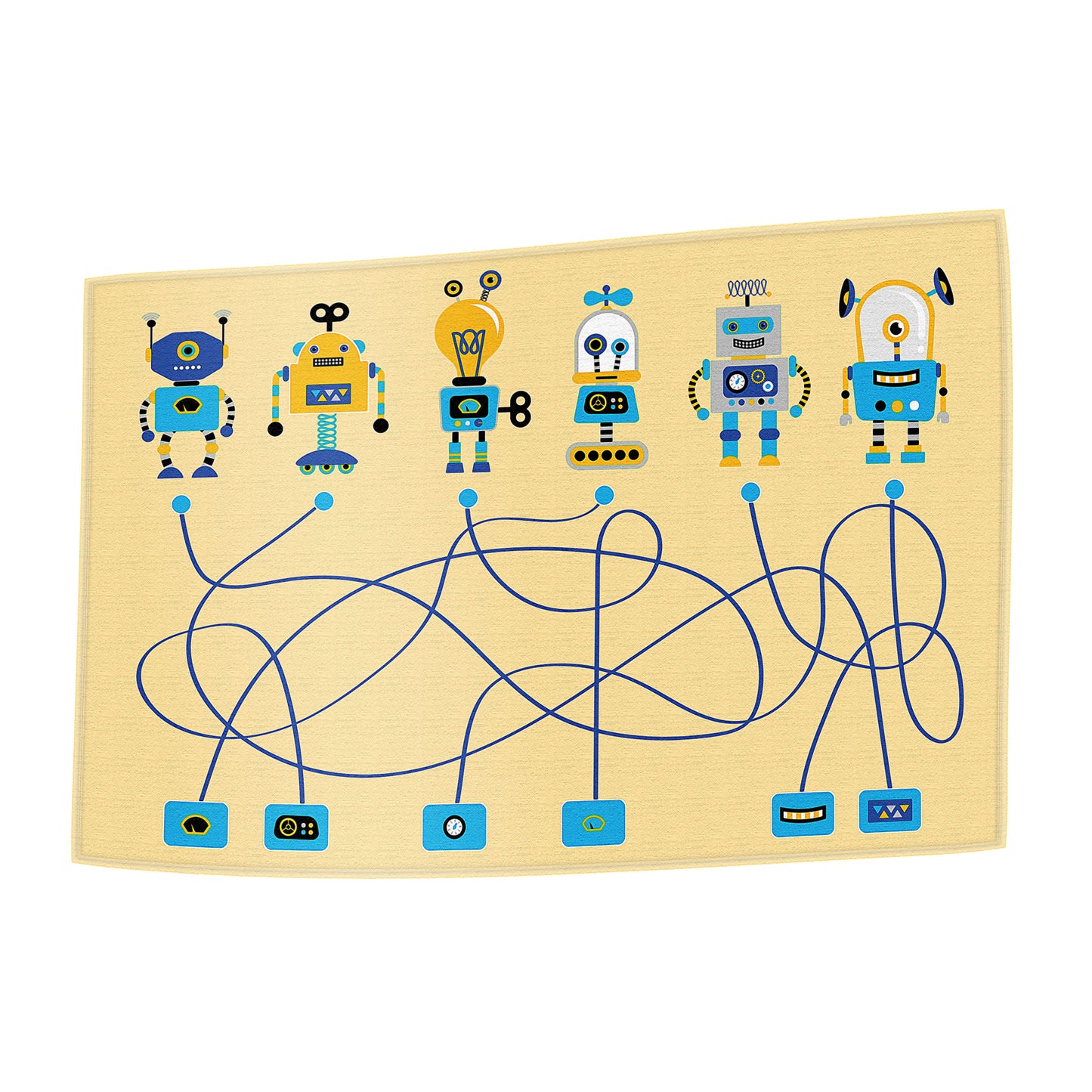 Handtuch Roboter-Spiel