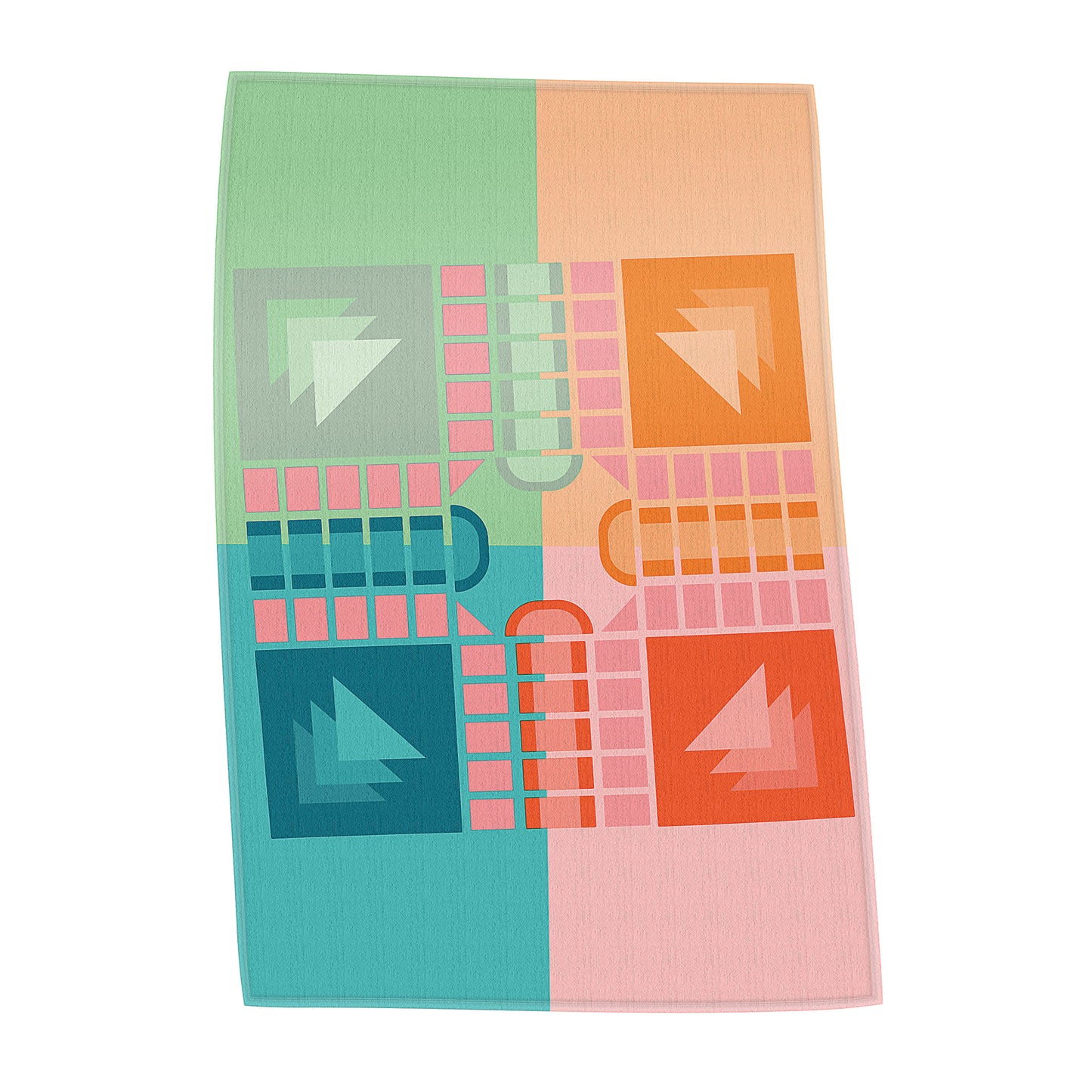 Handtuch Spielbrett rosa