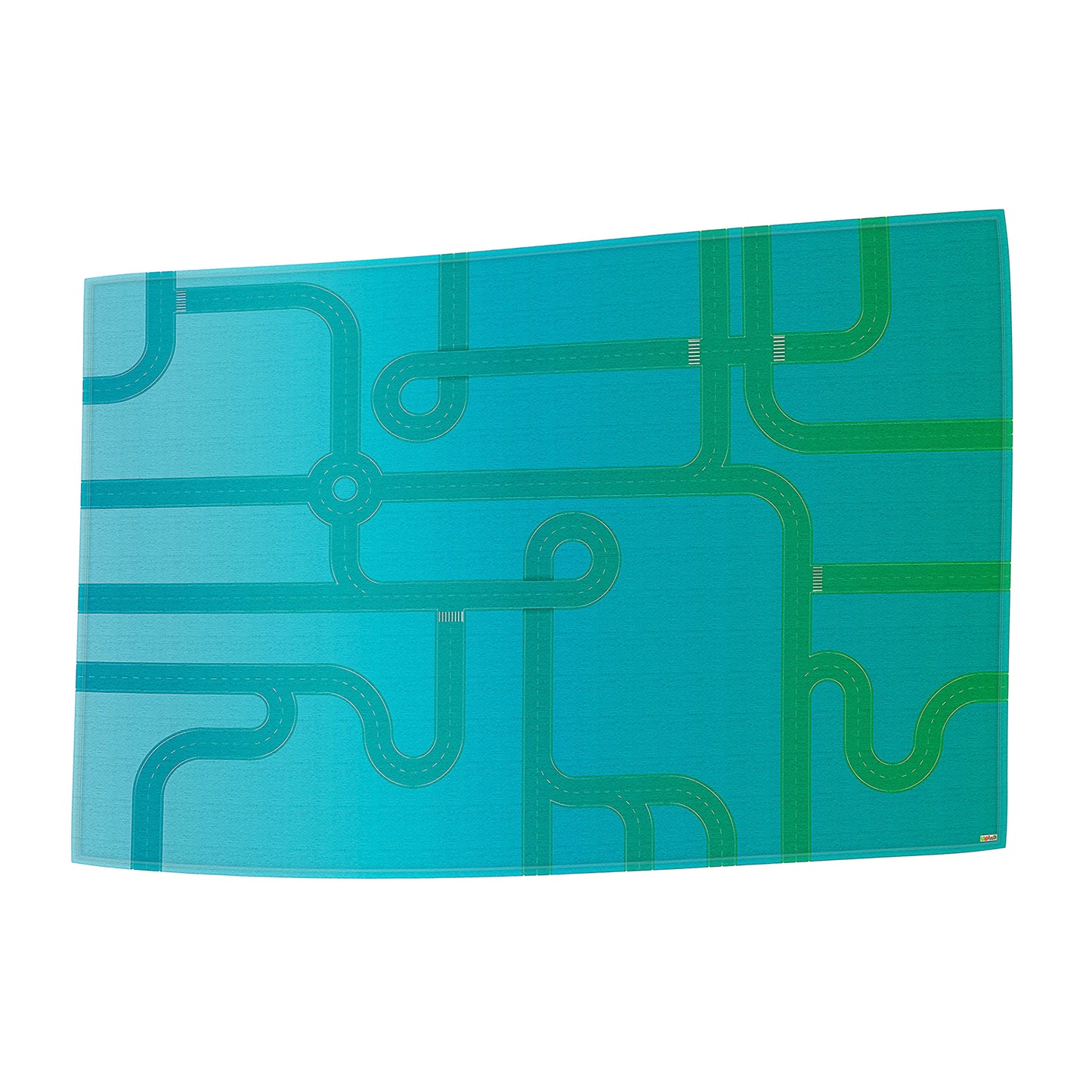 Handtuch Straßen blau