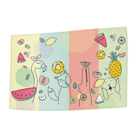 Handtuch Tiere-Früchte