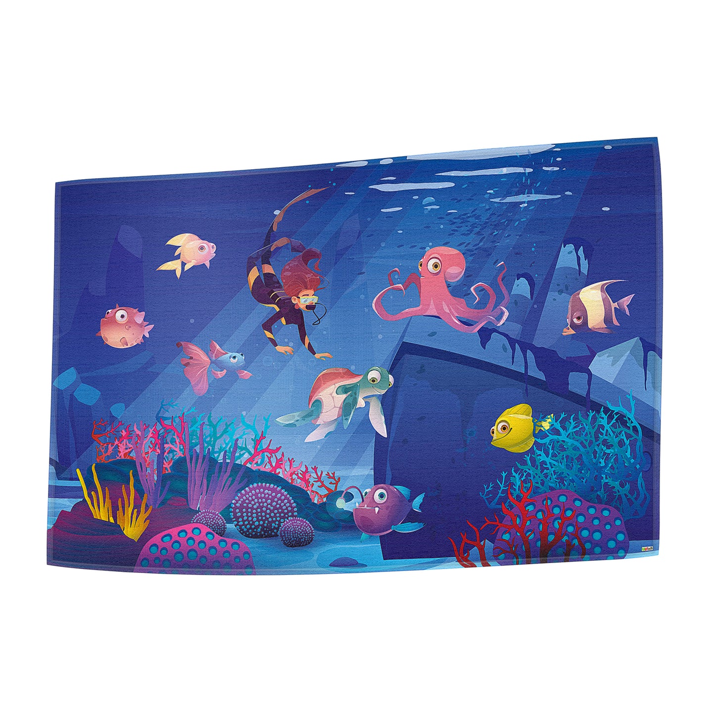 Handtuch Unterwasserwelt