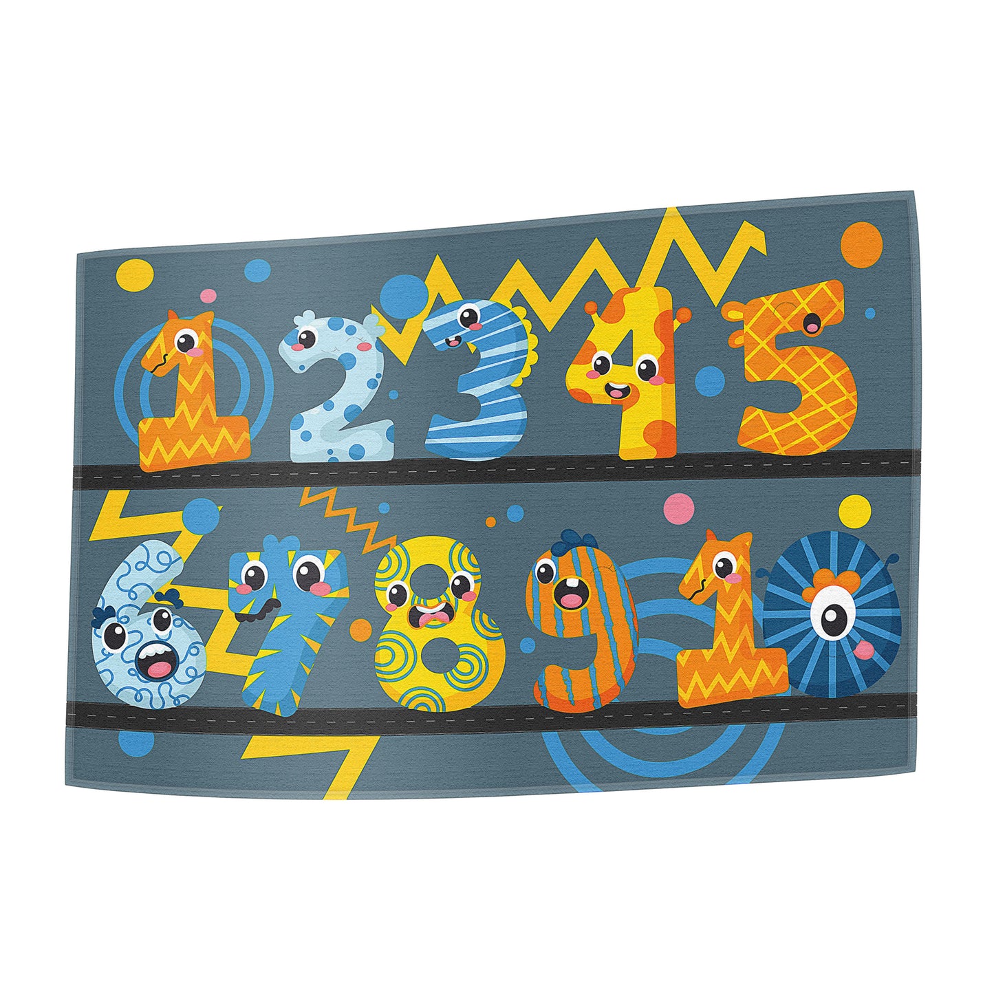 Handtuch Zahlen 1-10