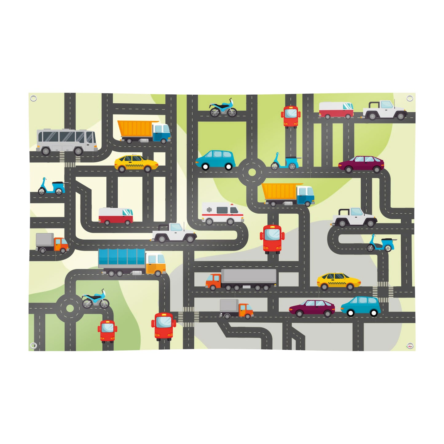 Spielplane Auto Straßen