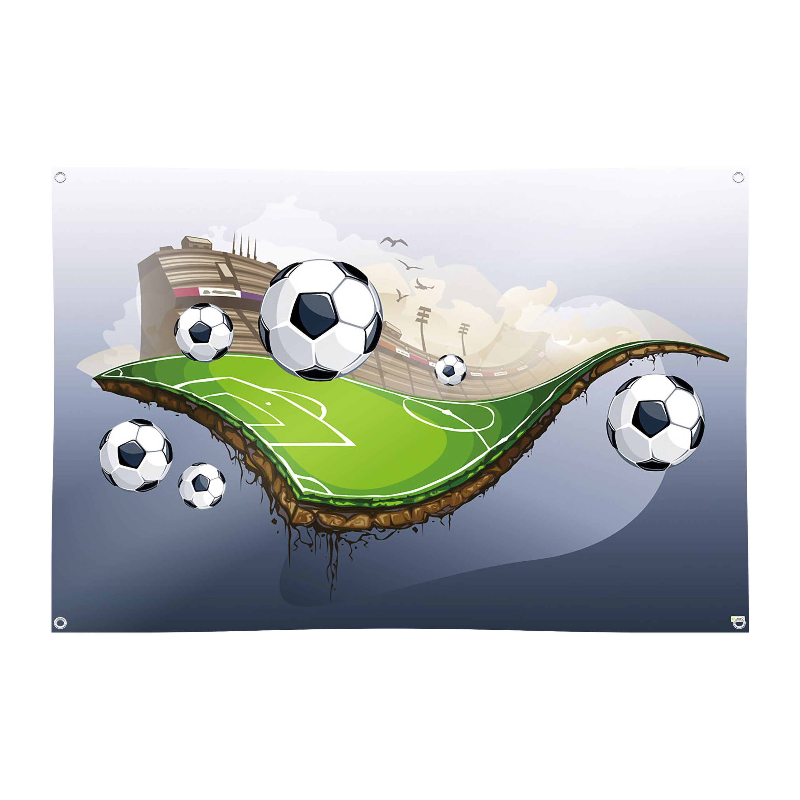 Spielplane Fußball – wetterfest und abwischbar für drinnen und draußen