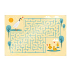 Spielplane Labyrinth Enten – wetterfest und abwischbar für drinnen und draußen