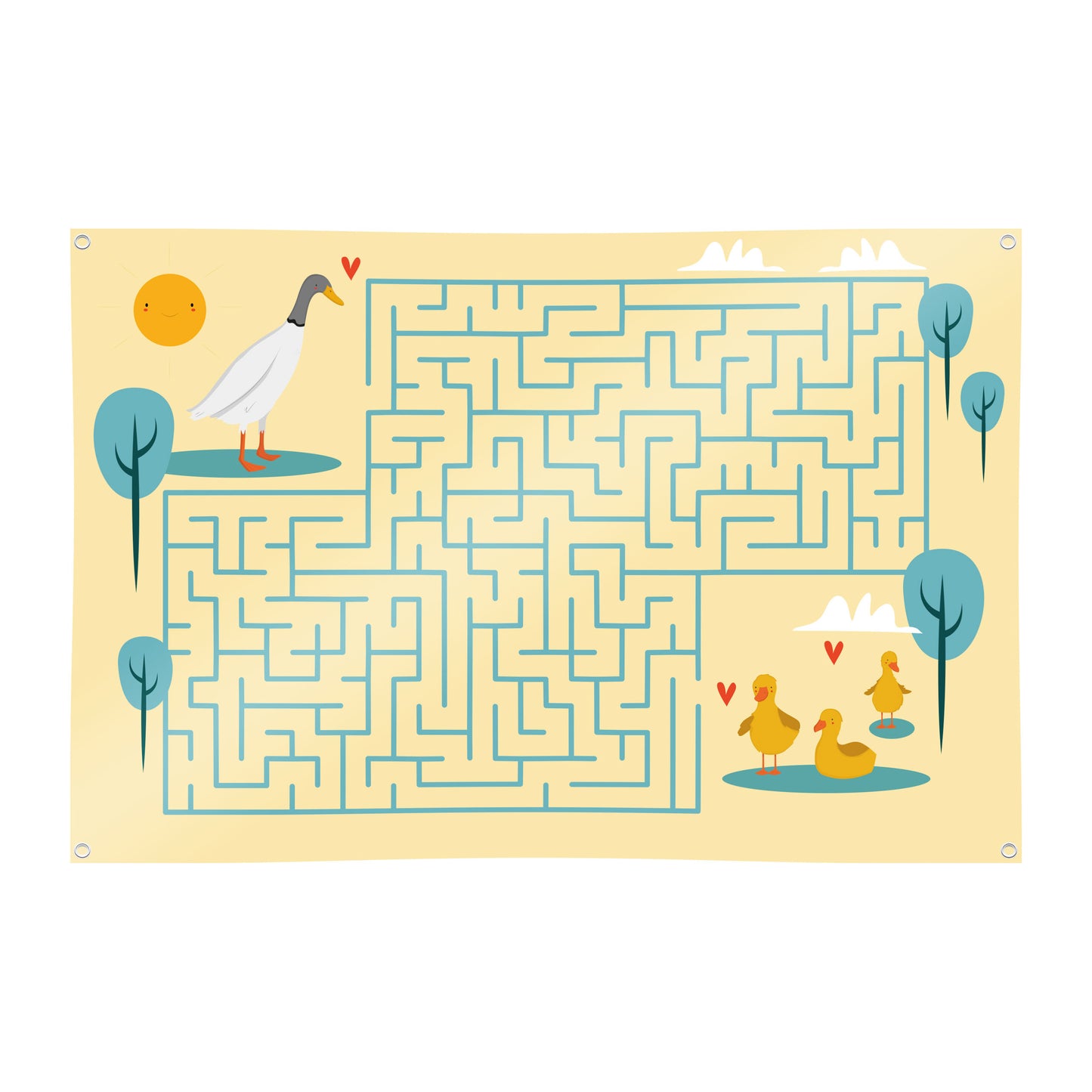Spielplane Labyrinth Enten