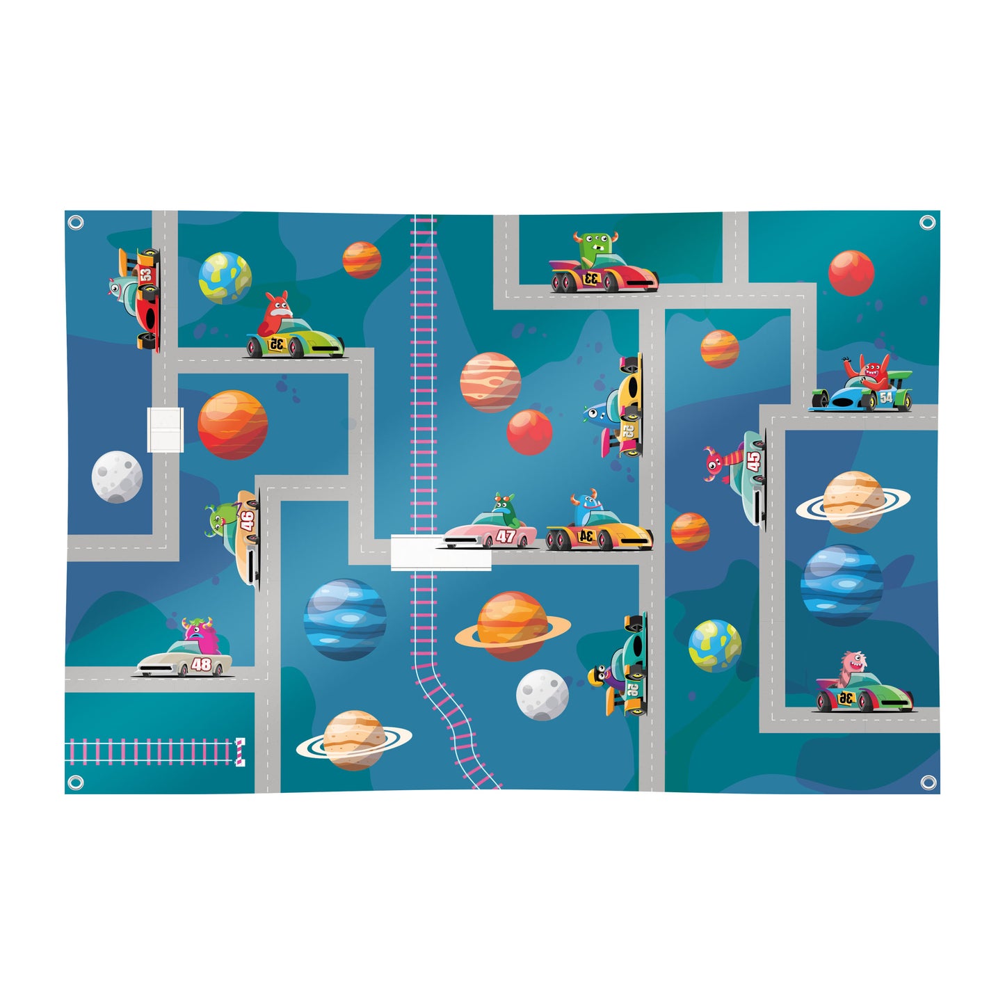 Spielplane Monster-Rennen