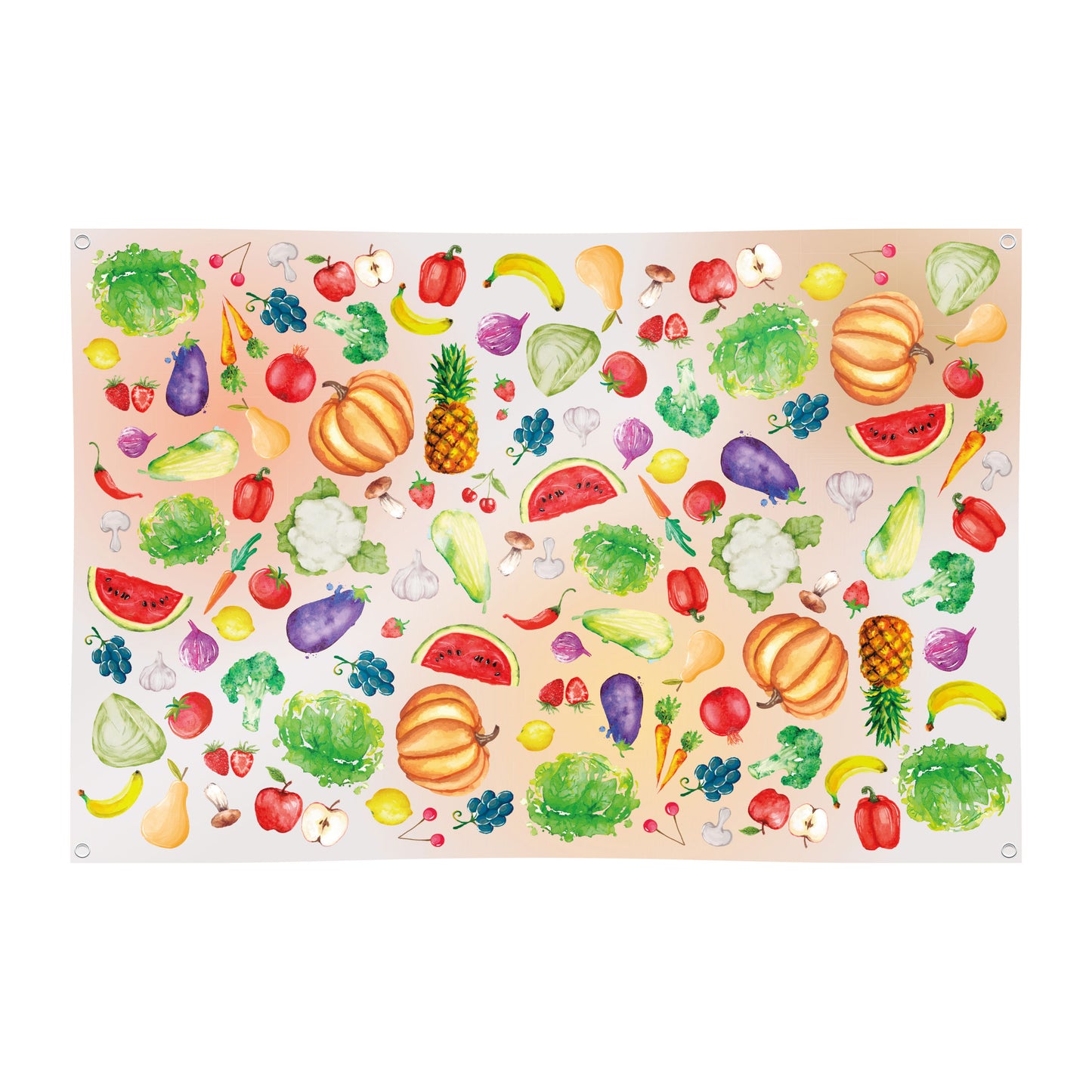 Spielplane Obst-Gemüse