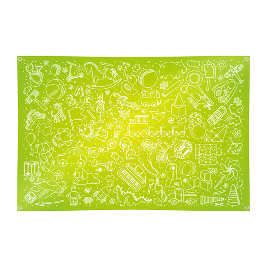 Spielplane Spielzeug grün