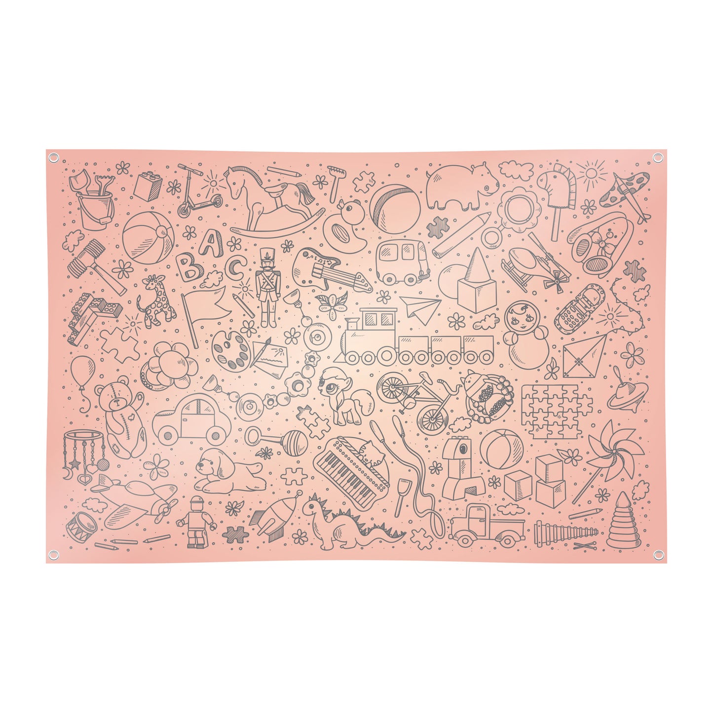 Spielplane Spielzeug rosa