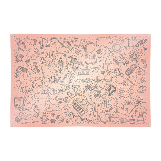 Spielplane Spielzeug rosa