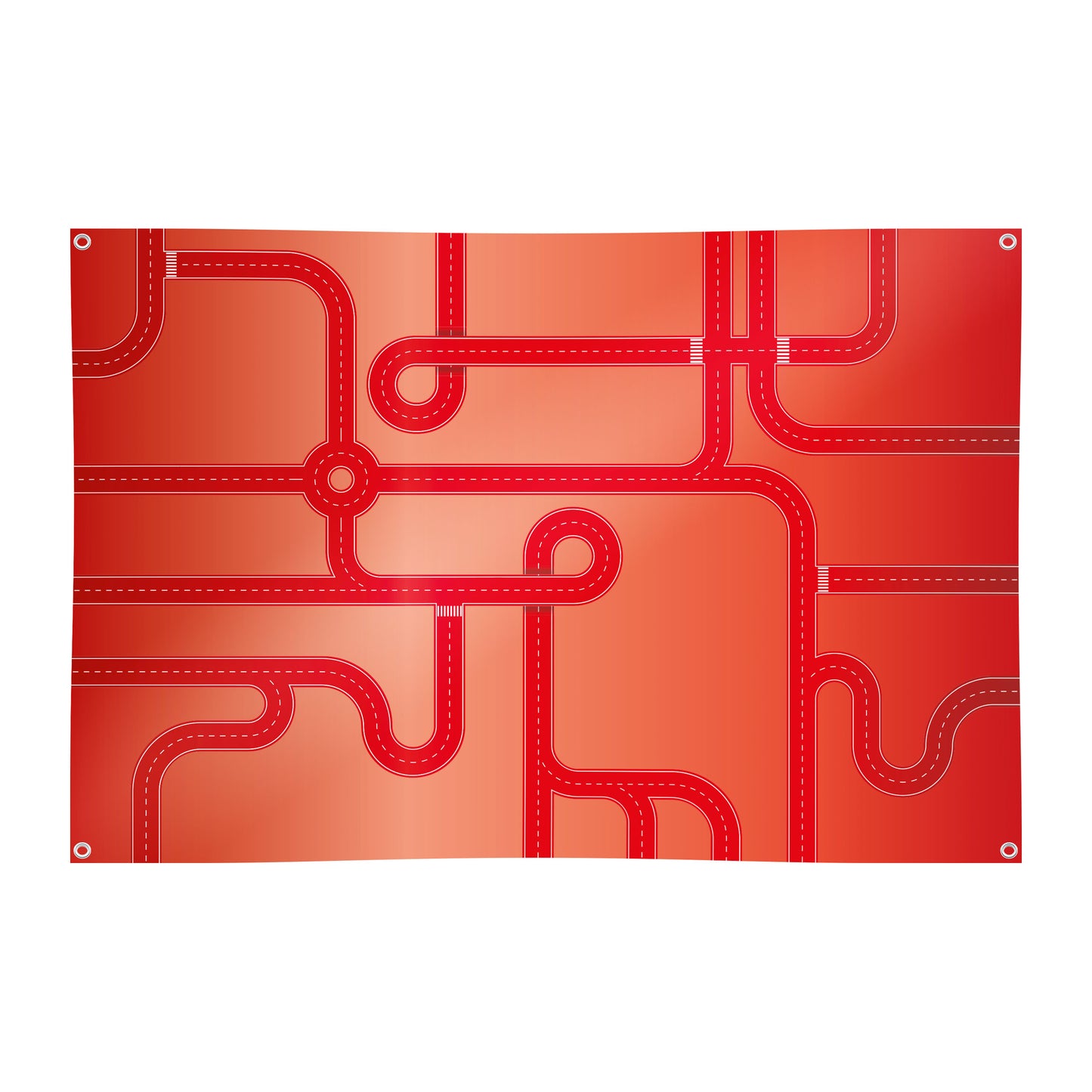 Spielplane Straßen rot