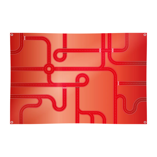 Spielplane Straßen rot