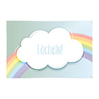 Spielplane Wolke Regenbogen – wetterfest und abwischbar für drinnen und draußen