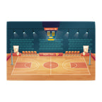 Spielteppich Basketball fürs Kinderzimmer – rutschfest und waschbar