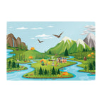 Spielteppich Camping fürs Kinderzimmer – rutschfest und waschbar