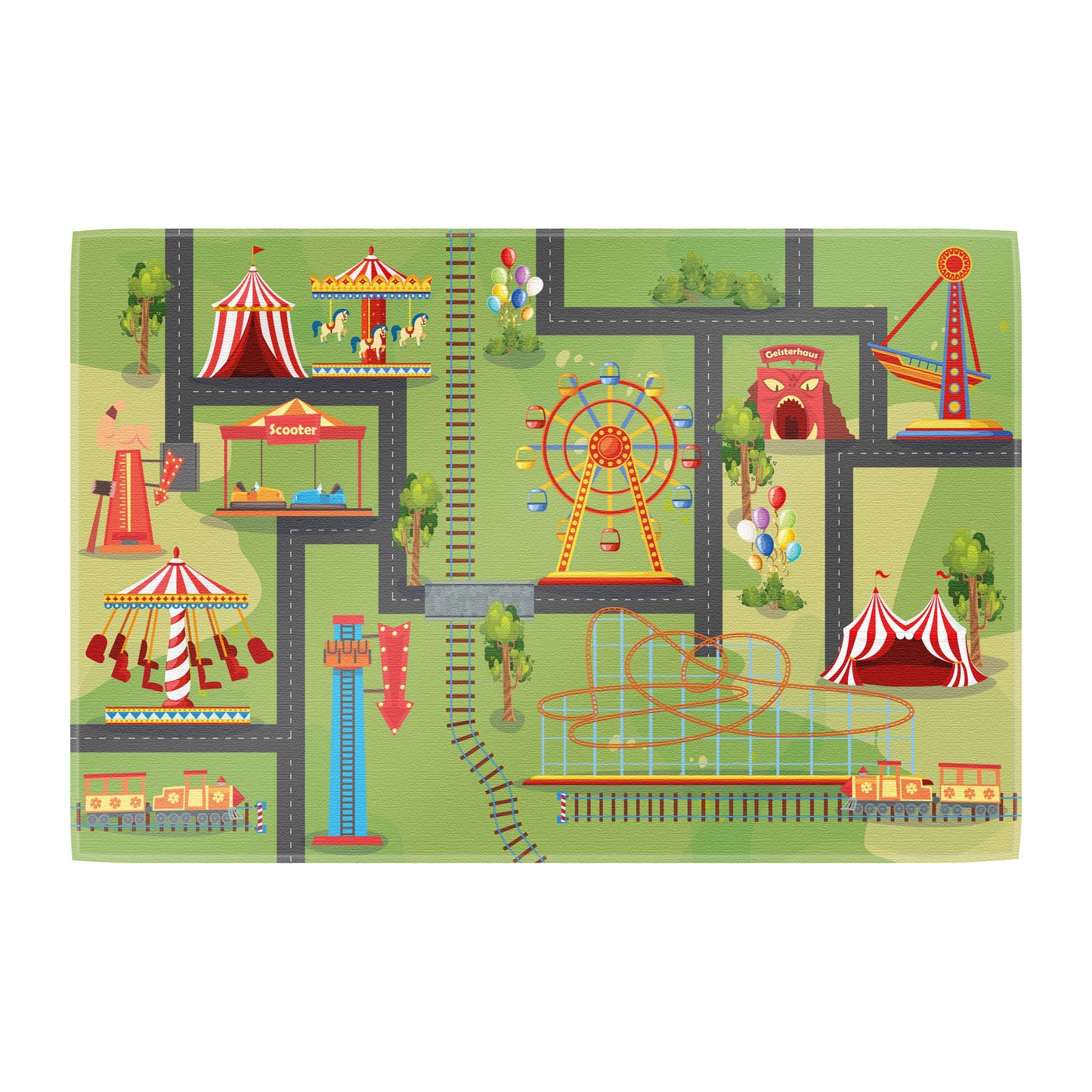 Teppich Freizeitpark