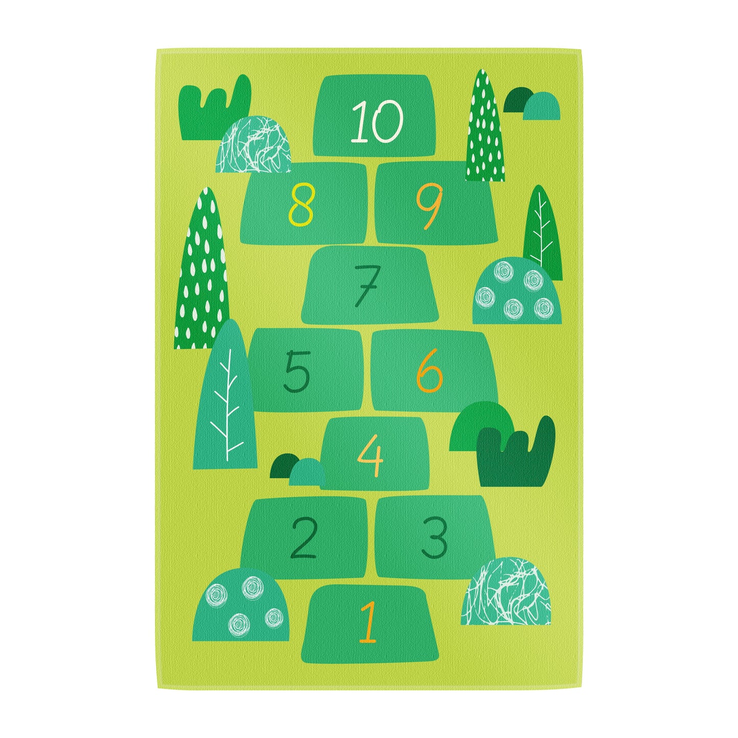 Teppich Hopse-Spiel grün