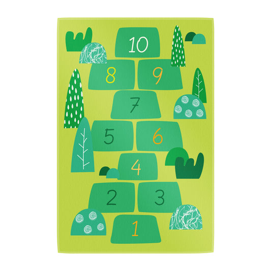 Teppich Hopse-Spiel grün