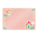 Spielteppich Labyrinth Prinzessin fürs Kinderzimmer – rutschfest und waschbar